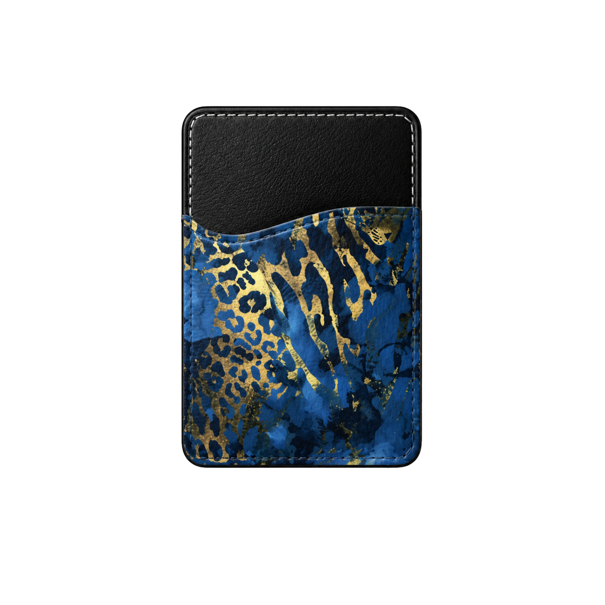 Sapphire Leopard Phone Card Wallet