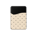 Espresso Polka Phone Card Wallet