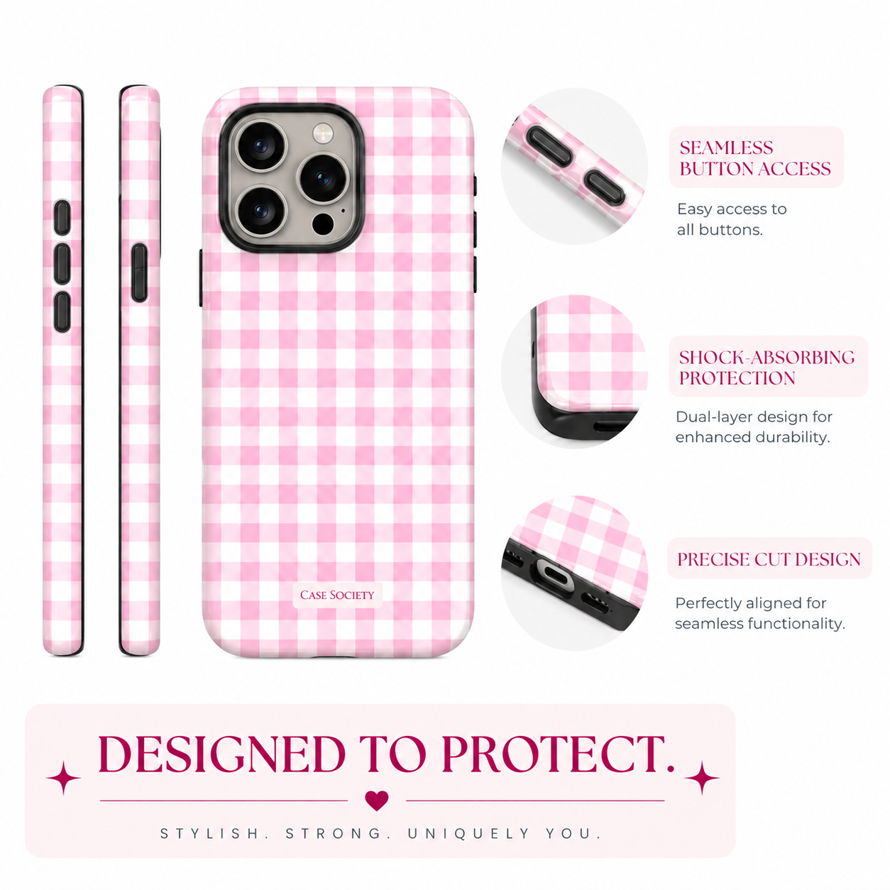 Strawberry Picnic iPhone Tough Case