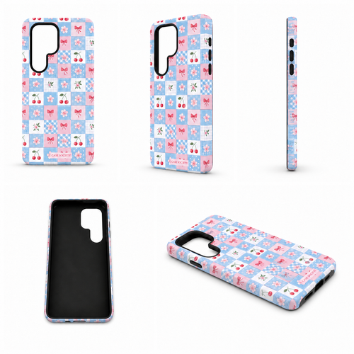 Cherry Check Samsung Tough Case
