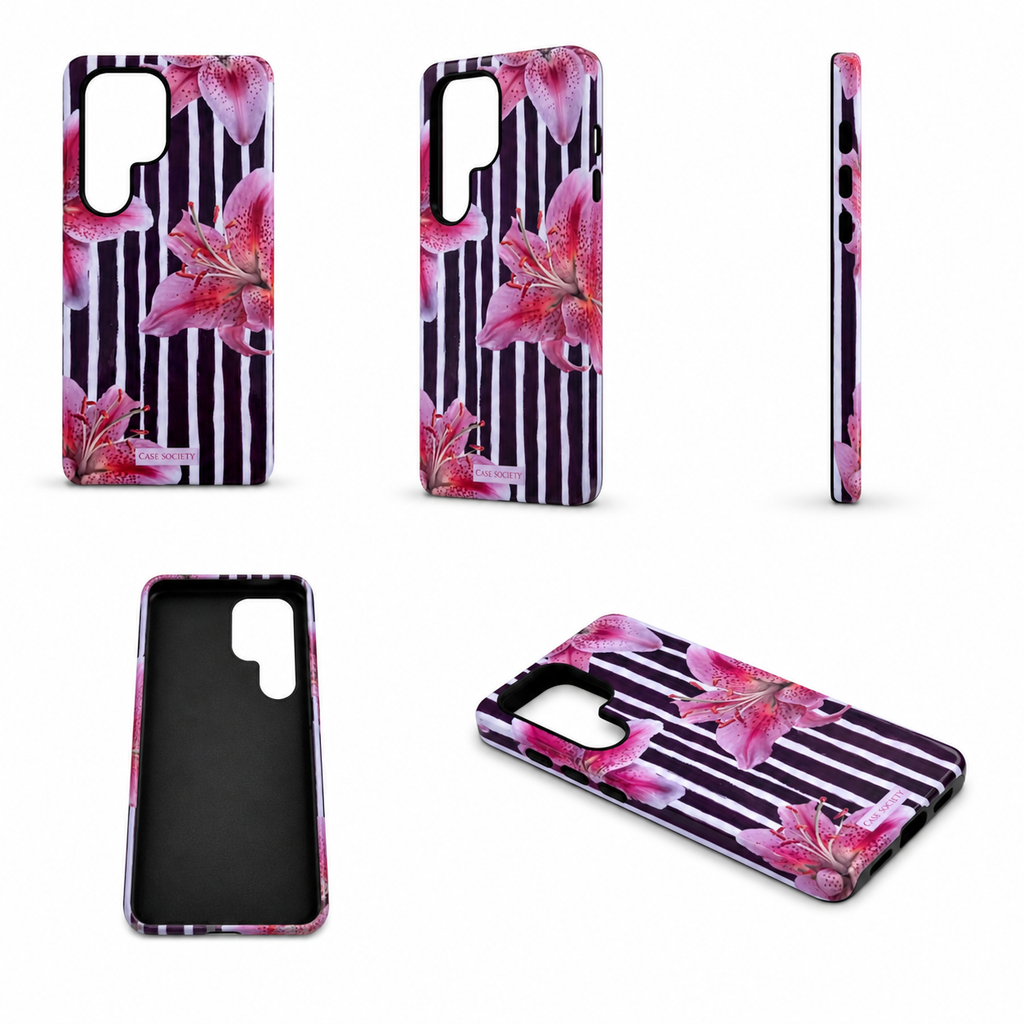 Midnight Lily Samsung Tough Case