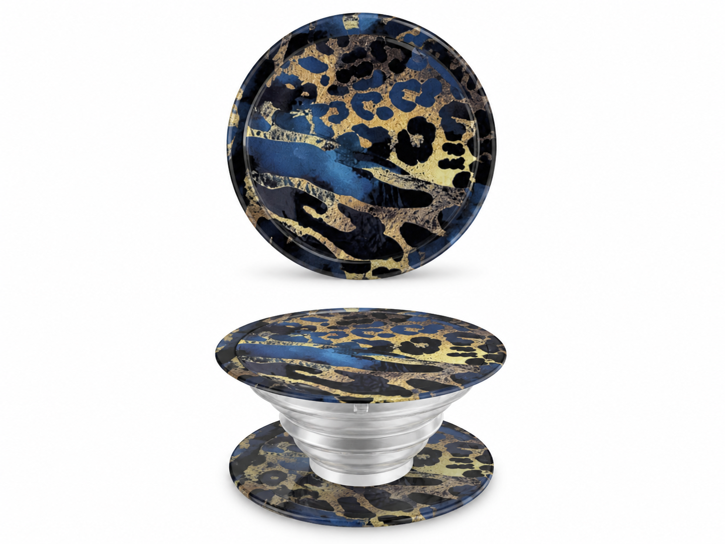 Sapphire Leopard MagSafe Phone Grip