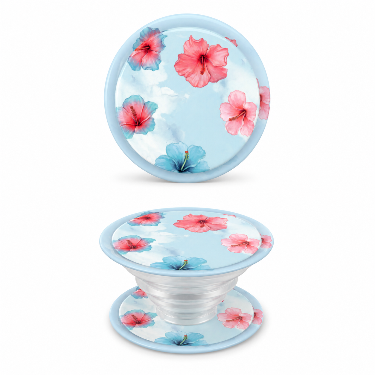 Ocean Hibiscus MagSafe Phone Grip
