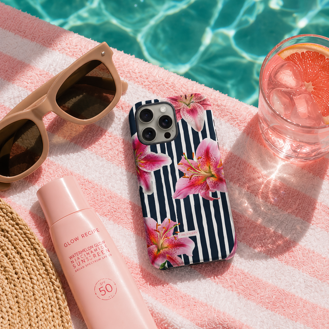 Midnight Lily iPhone Tough Case