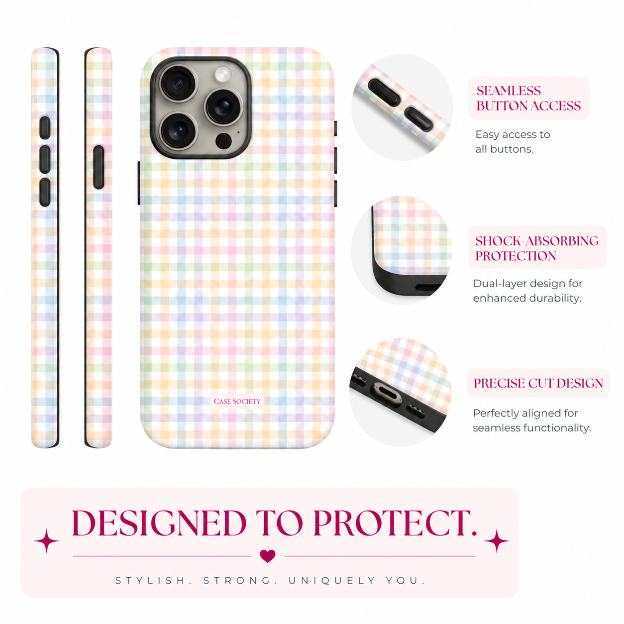 Pastel Picnic iPhone Tough Case