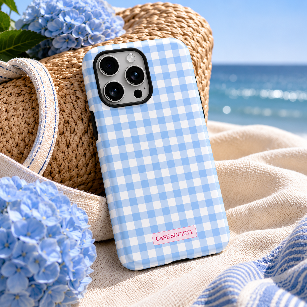 Azure Picnic iPhone Tough Case