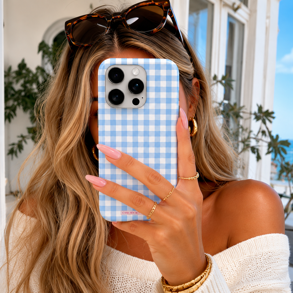 Azure Picnic iPhone Tough Case