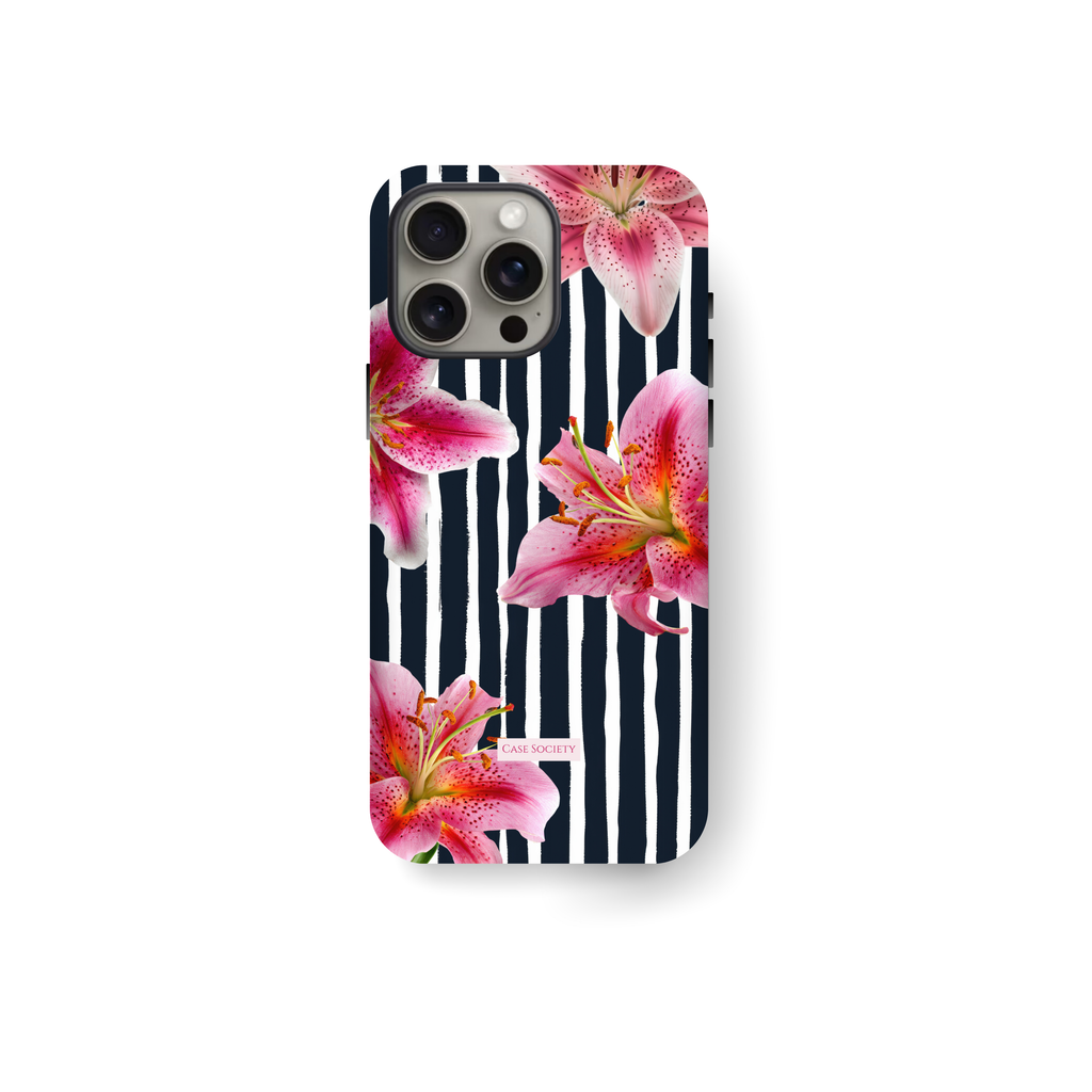 Midnight Lily iPhone Tough Case